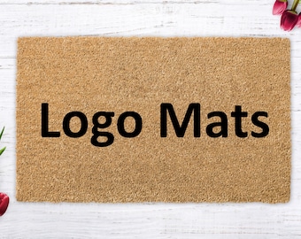 Logo Mat, Logo Mats, Welcome Mat with Logo, Logo Doormat, Your Own Doormat, Custom Mat, Custom Welcome Mat, Customized Door Mat,