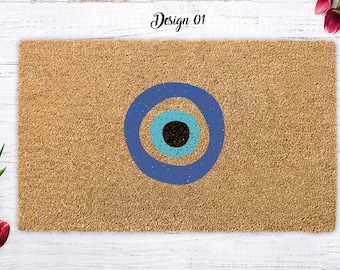 Black Gold Style Personalized Creative Door Mat Anti-Slip Rubber Bottom Rug Home Decoration Bedroom Decoration Funny Rug Suitable for Any Area in The Room 16×24inch Evil Eye Doormat Black Gold Style Personalized Creative Door Mat Anti-Slip Rubber Bottom Rug Home Decoration Bedroom Decoration Funny Rug Suitable for Any Area in The Room 16×24inch Evil Eye Doormat