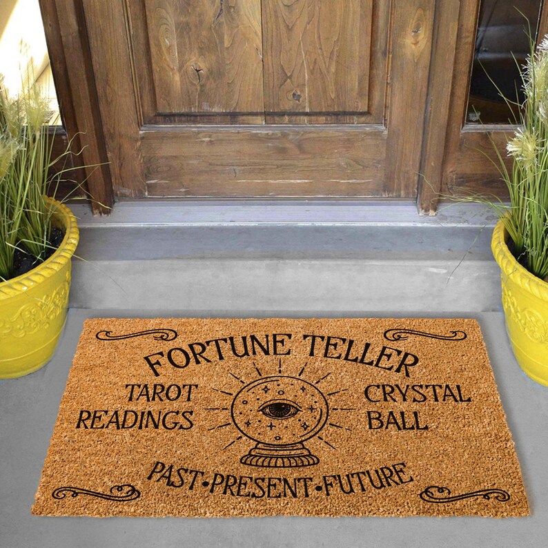 Fortune Teller Coir Doormat, Mystic Welcome Mat image 13
