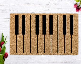 Piano Doormat, Piano Welcome Mat, Piano Gifts, Piano Piano doormat, Music gift