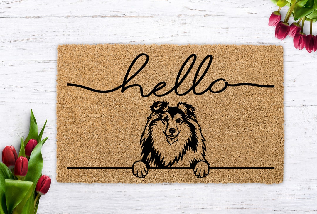 Personalized Dog Doormat, Custom Dog Mat, Customizable Pet
