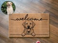 Custom Pet Doormat with Photo, Personalized Dog or Cat Welcome Mat, Pet Portrait Doormat, Gift for Pet Owners, Dog Cat Photo Mat product logo