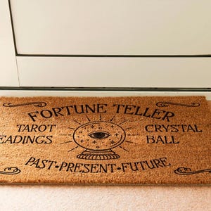 Fortune Teller Coir Doormat, Mystic Welcome Mat image 12