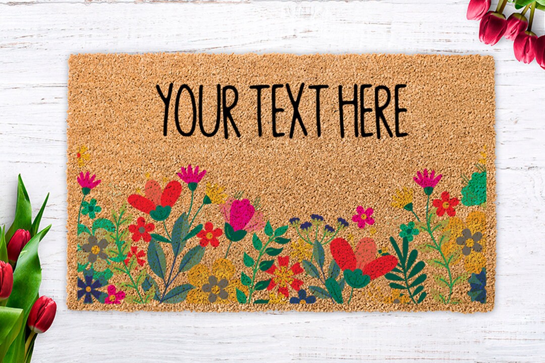 Personalized Doormat, Custom Mat, Your Text Here Doormat, Make