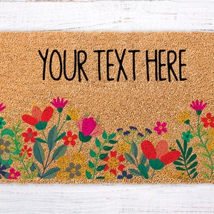 Personalized doormat, Custom Welcome Mat, Your Text Here doormat, Make your own mat, Custom doormat, Custom Mat, Your Custom Welcome Doormat