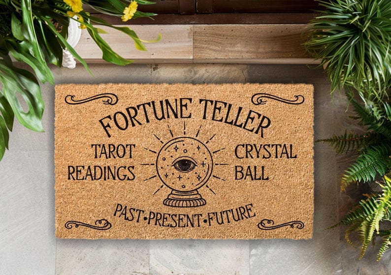 Fortune Teller Coir Doormat, Mystic Welcome Mat image 11