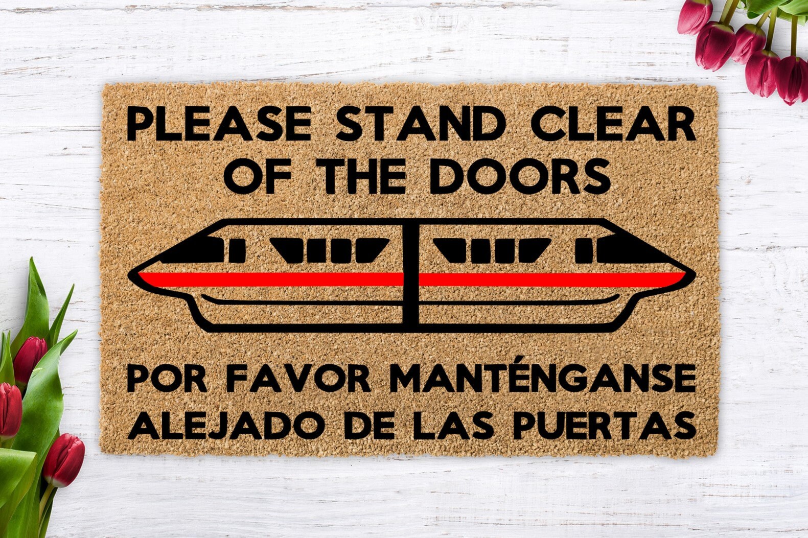 Monorail Disney Doormat Disney Monorail Monorail Doormat Etsy