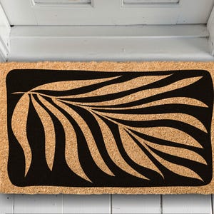 Modern Doormat, Welcome mat, Housewarming Gift, Contemporary Art Decor, Closing gift, newlywed gift, Entryway Decor, Happy Gift, New Home