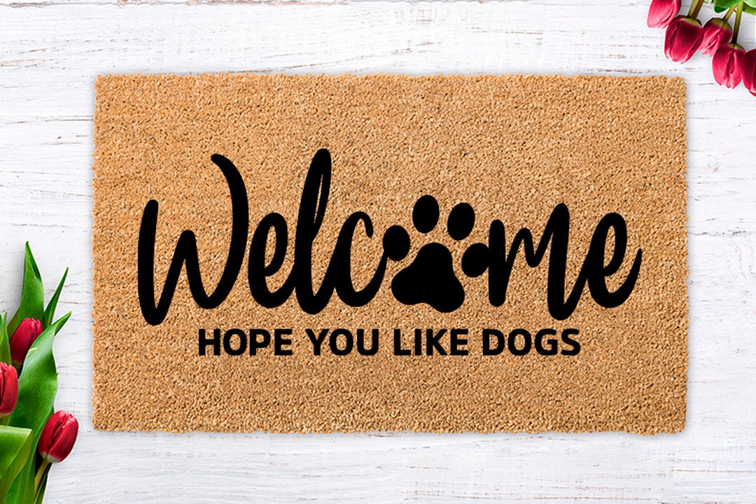 Hope you like clearance dogs welcome mat