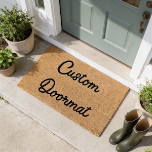 Custom Coir Doormat: Personalized Entryway Mat