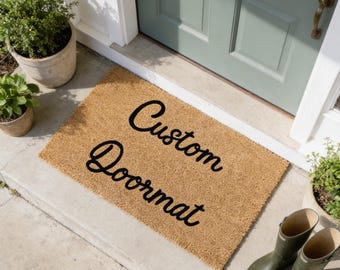 Custom Coir Doormat: Personalized Entryway Mat