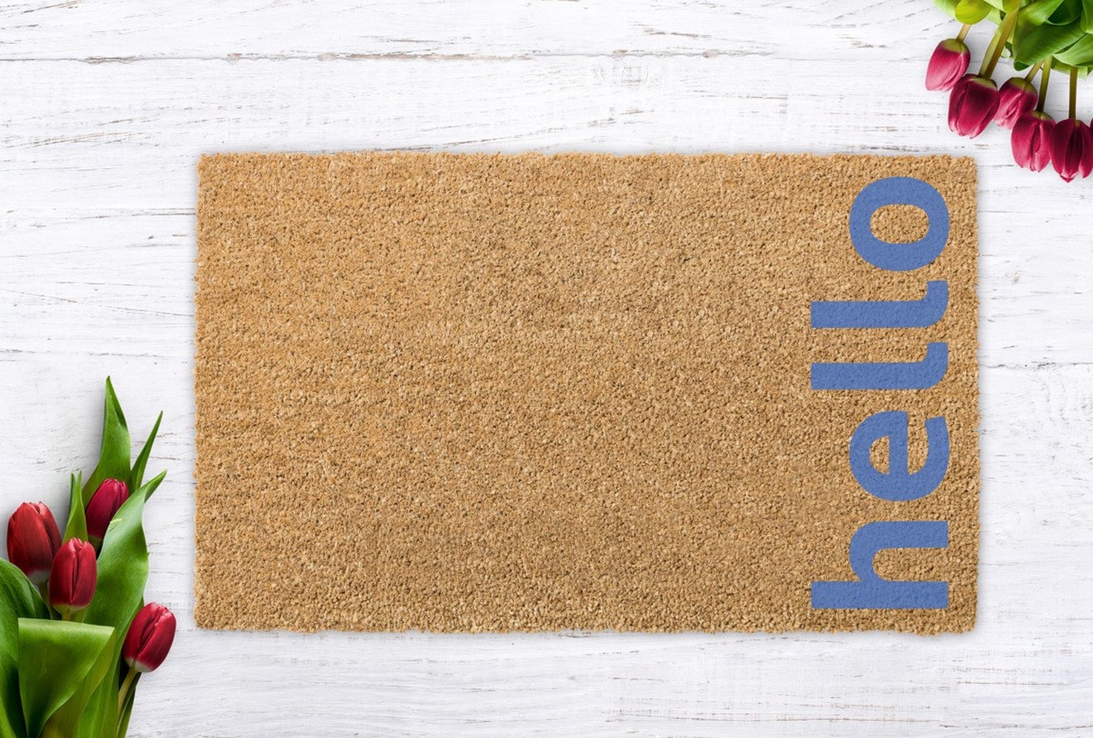 Hello Doormat Hello Mat Unique Doormat Funny Doormat Etsy