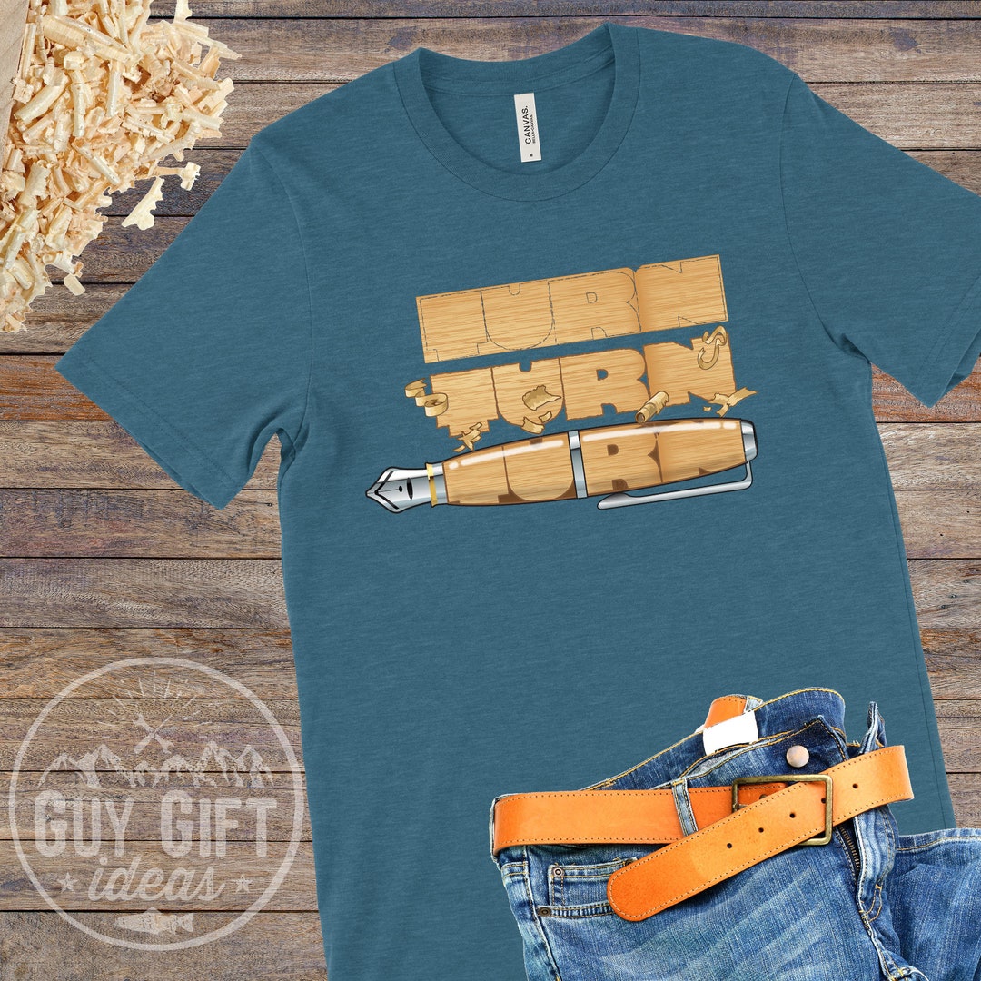 FREE SHIPPING Turn Turn Turn Funny Pen Turning Tshirt Etsy