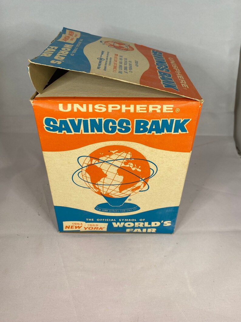 Unisphere Savings Bank in Original Box. New York Worlds Fair Etsy