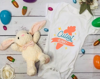 Personalised baby sleepsuit romper suit grow My 1st Easter Bunny juggling gift