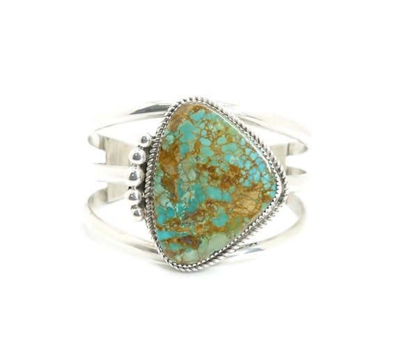 Omg!! Vintage Native American Navajo Huge Smokey Bisbee Turquoise Sterling Silver Bracelet Omg!! Vintage Native American Navajo Huge Smokey Bisbee Turquoise Sterling Silver Bracelet