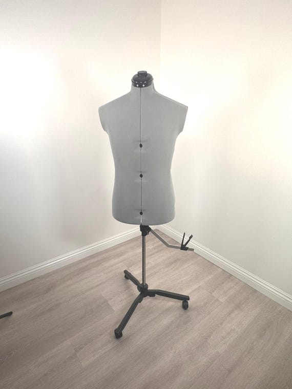 adjustable dress form for sewing Men | Men's Mannequin | Tailoring Dummy With Neck & Back Adjustment free height adjustment lets Size:17 / 33 Vintage dress Summer Capsule - 2026 Strapless Gauze Maxi Dress