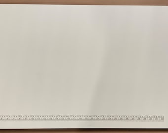 Industrial Sewing Machine Tabletop: Blank Surface, Rubber Edge (47 x 21 inches)