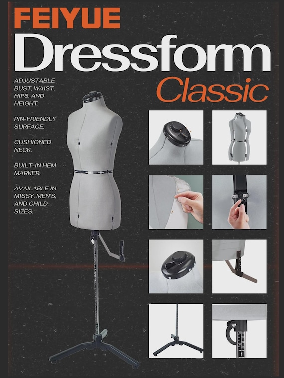 Buy Female Adjustable Mannequin Dress Form Female With New Base - Red  Online in India - Etsy