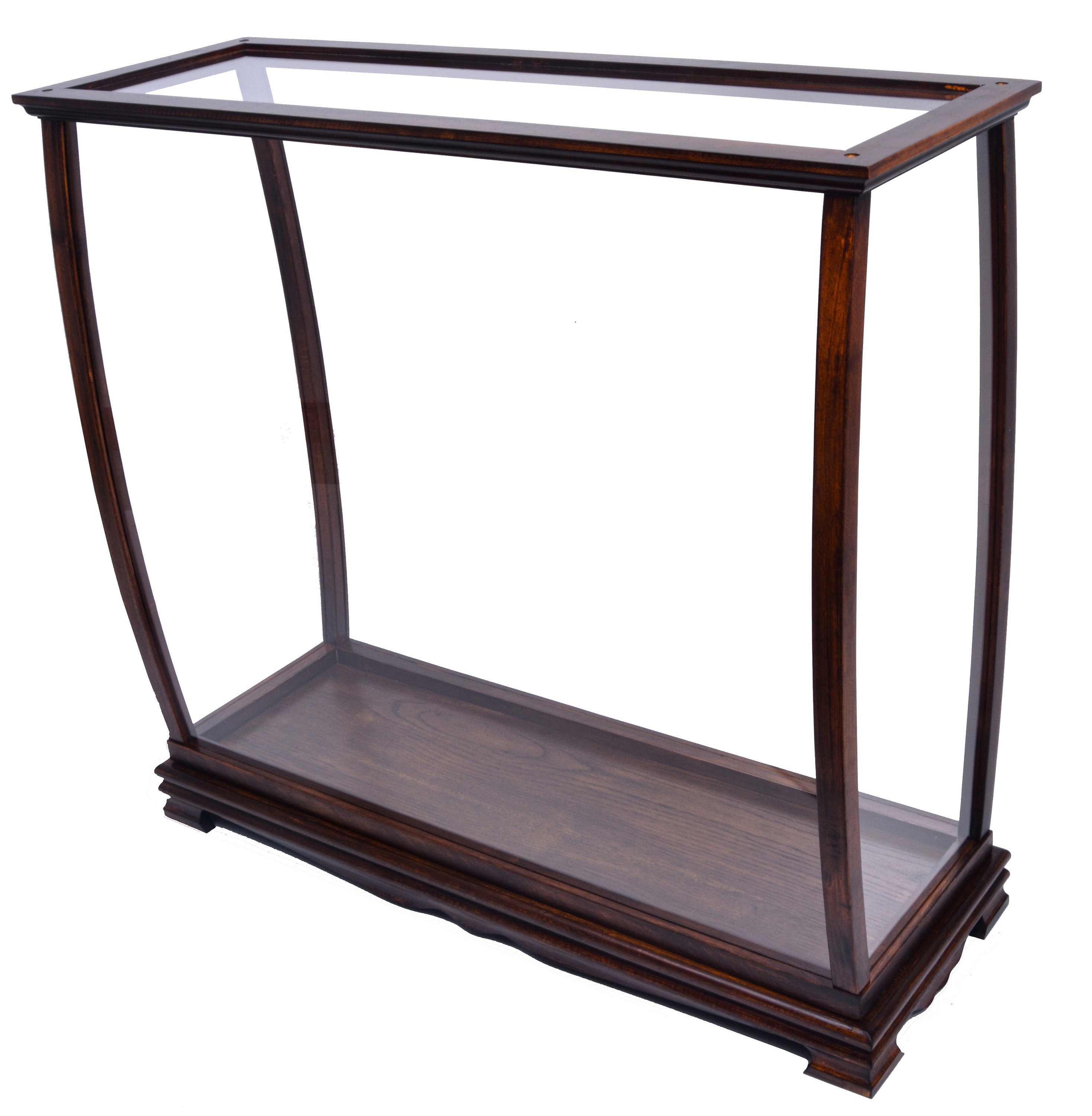 Table Top Display Case Classic Brown Etsy