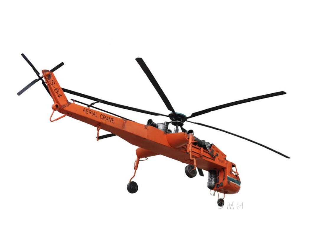 Aerial Crane Lifting Helicopter Etsy