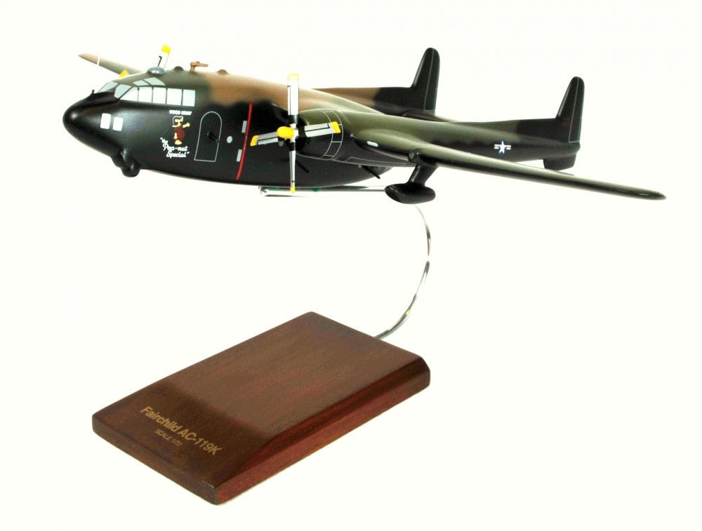 komfortabel Kælder større Fairchild AC-119K Stinger Wood Desktop Model Custom Made for - Etsy