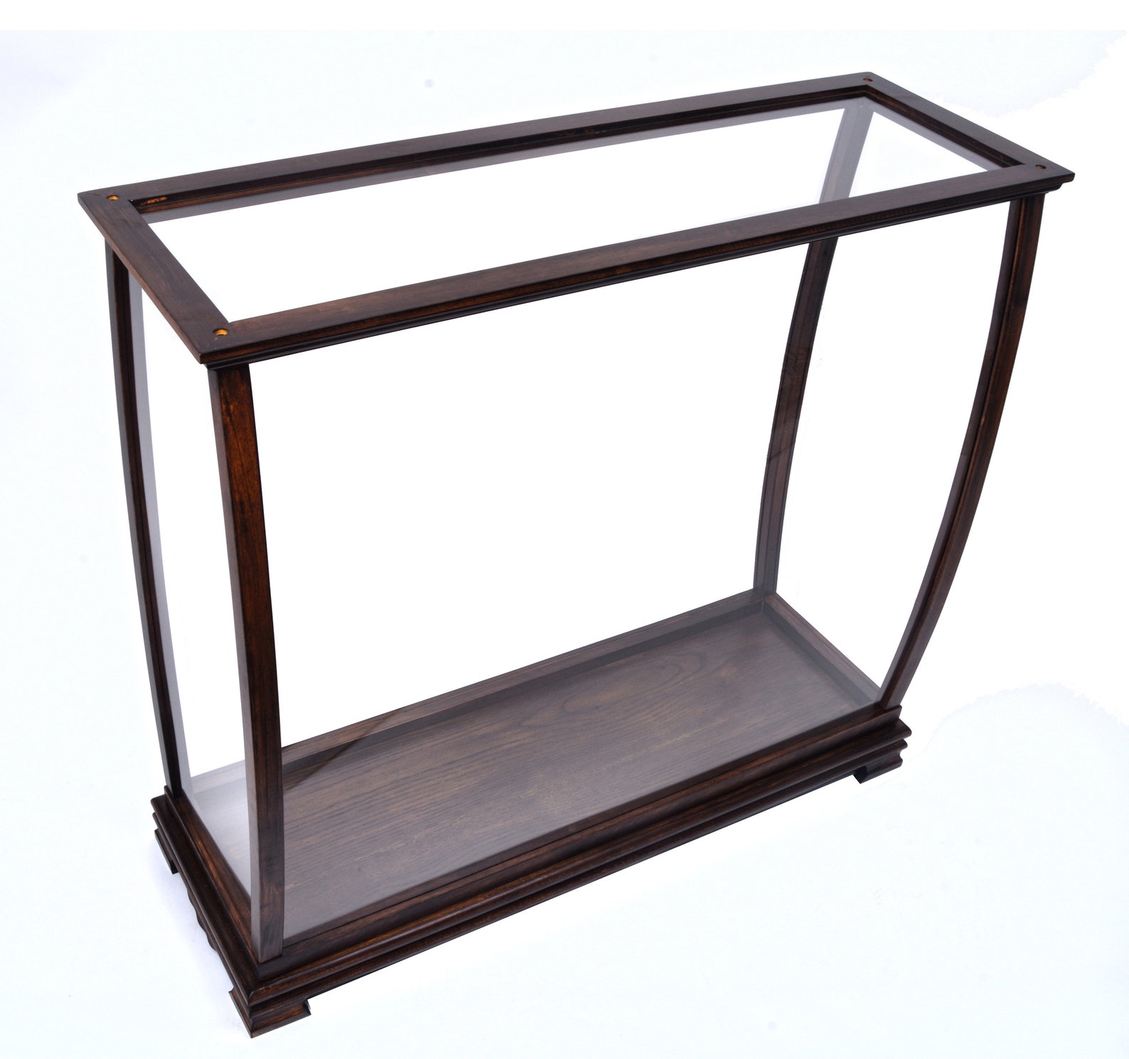 Table Top Display Case Classic Brown Etsy