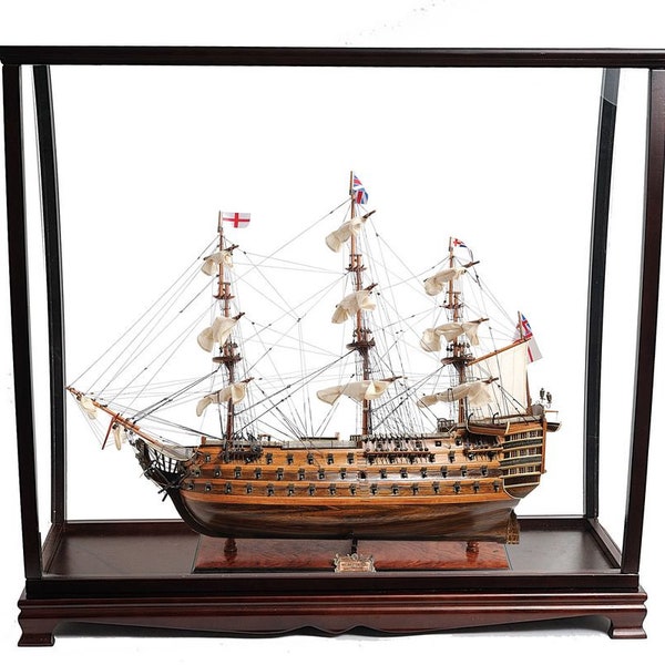 Large Model Ship Display Cases Etsy