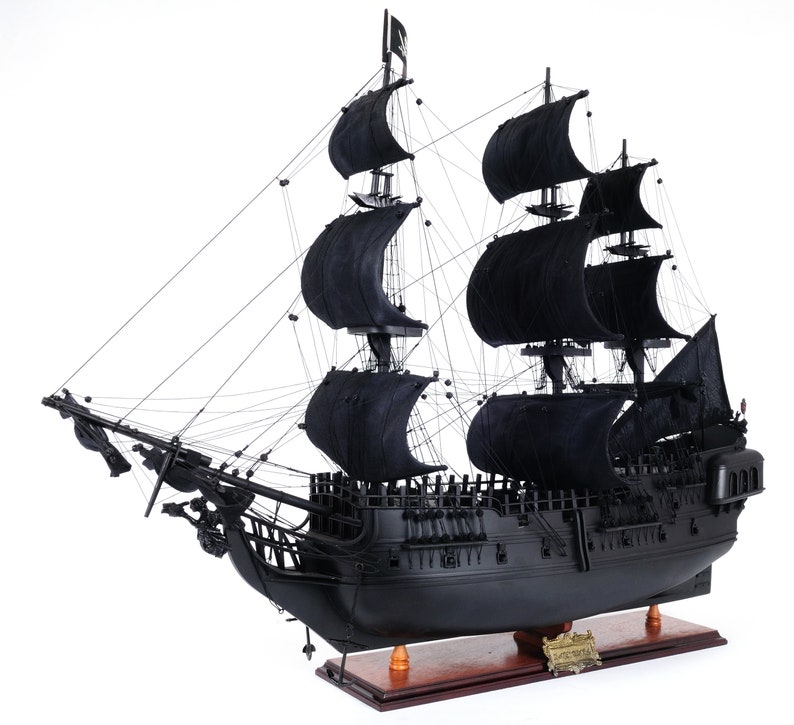 Black Pearl Pirate Ship Medium Etsy