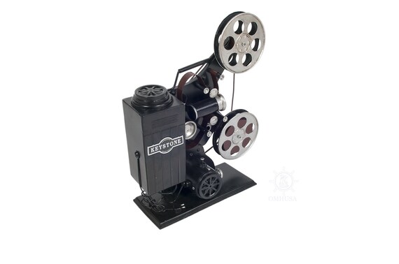 1930s Keystone 8mm Film Projector Model R-8 Metal