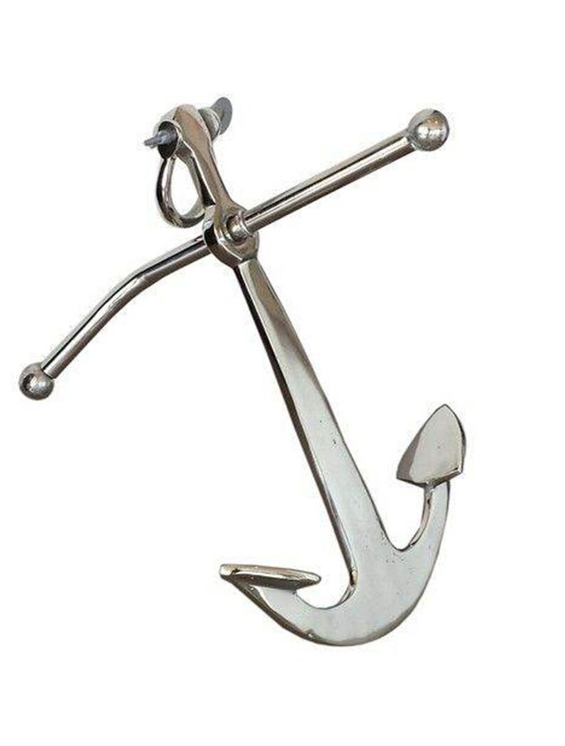 Ancre de navire en aluminium avec barre transversale de levier Etsy Ancre de navire en aluminium avec barre transversale de levier Etsy