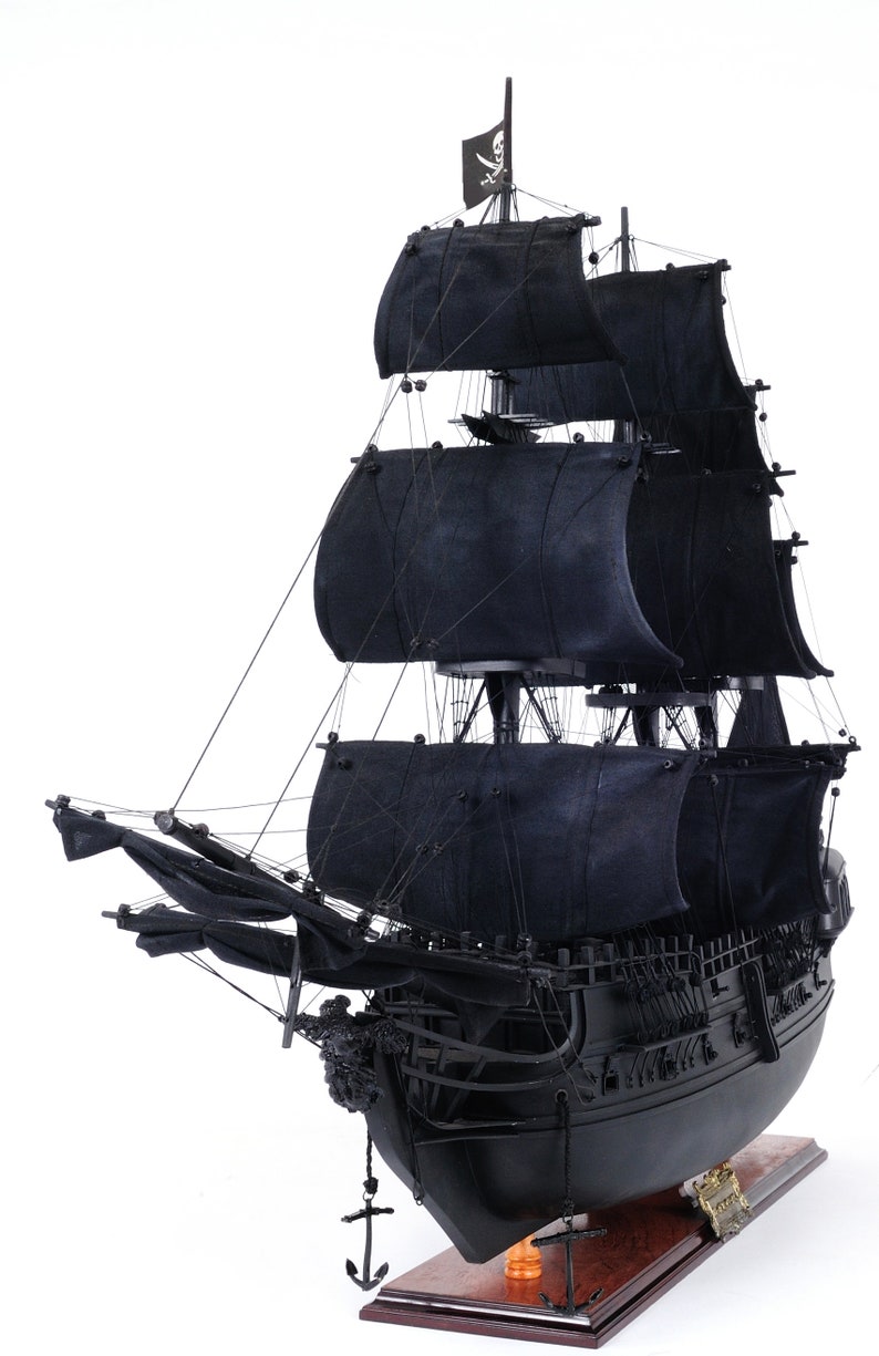 Black Pearl Pirate Ship Medium Etsy