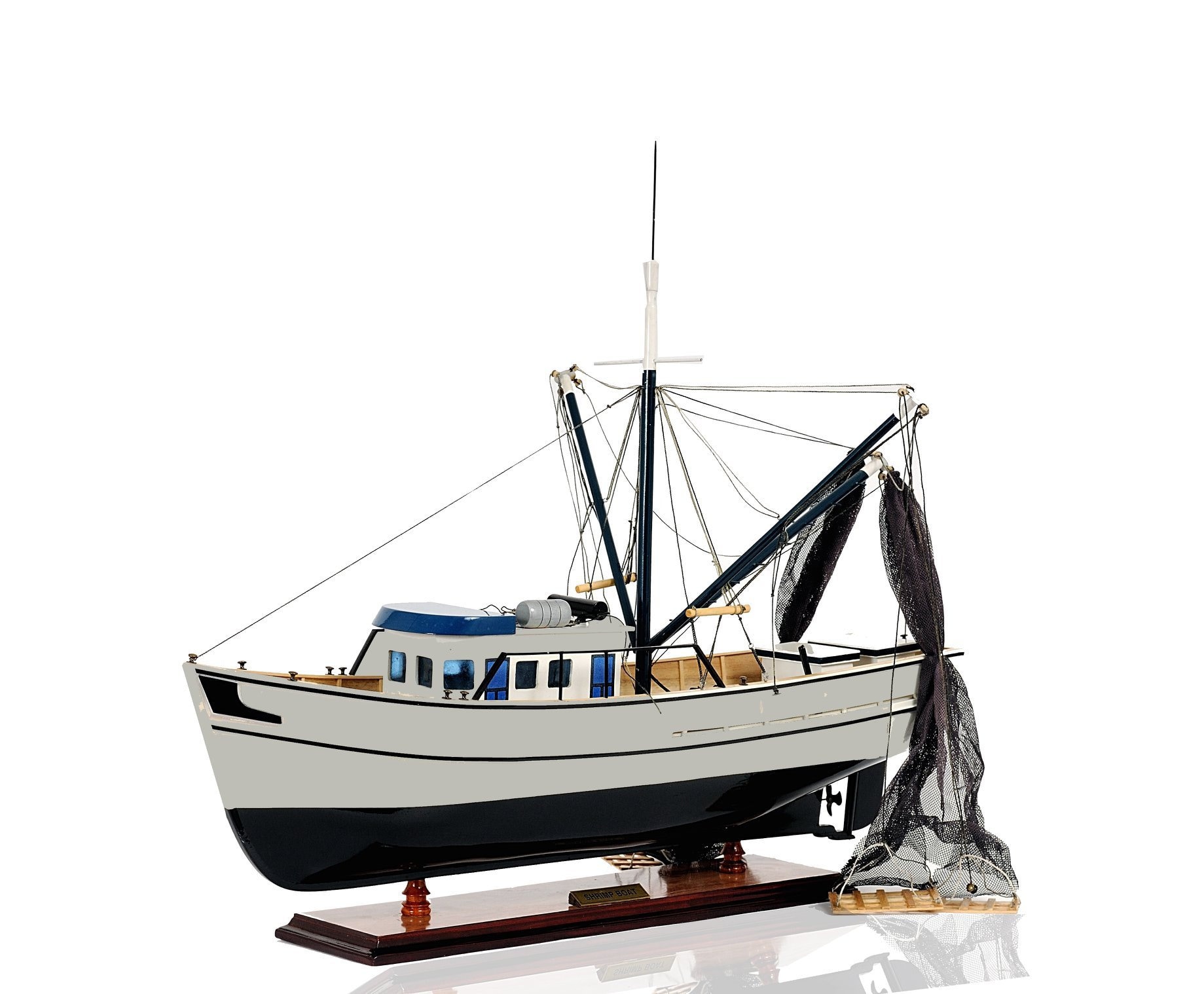 HomeRoots Decor 13.5 x 25 x 22 Shrimp Boat