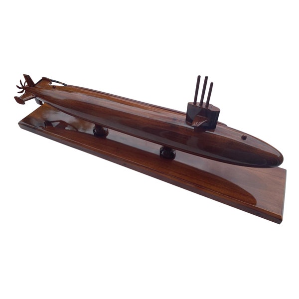 Wood Submarine Model Etsy