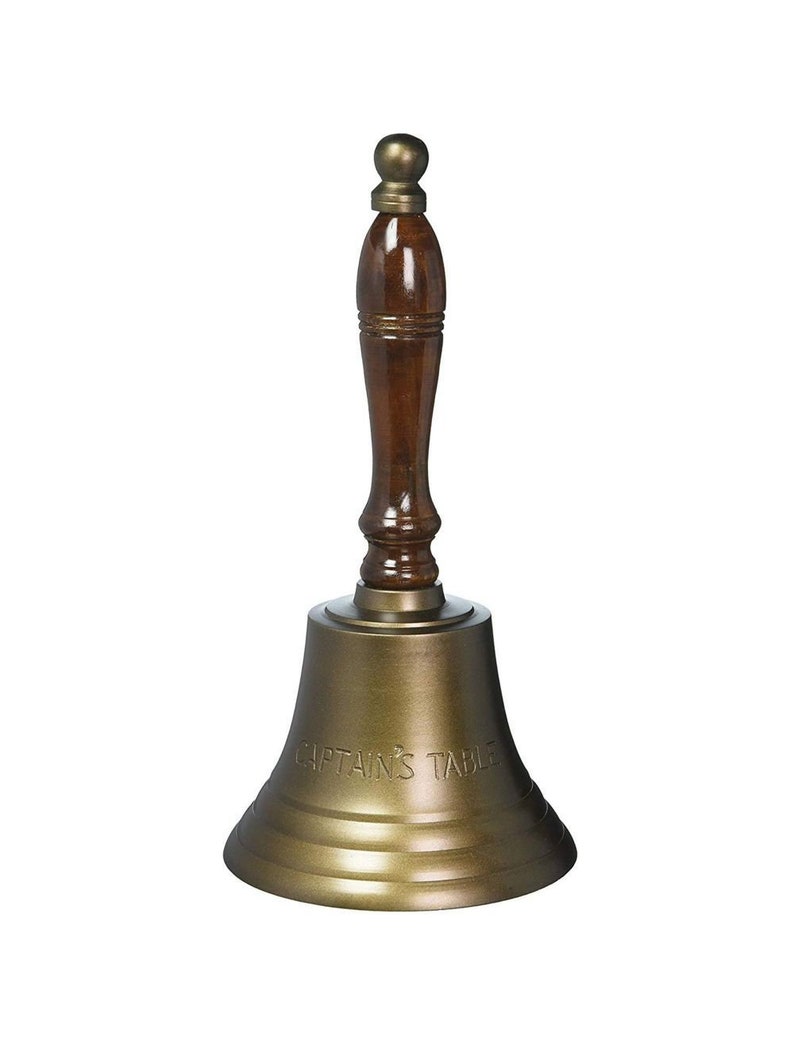 Aluminum Captains Bell Antique Finish Engraved Etsy