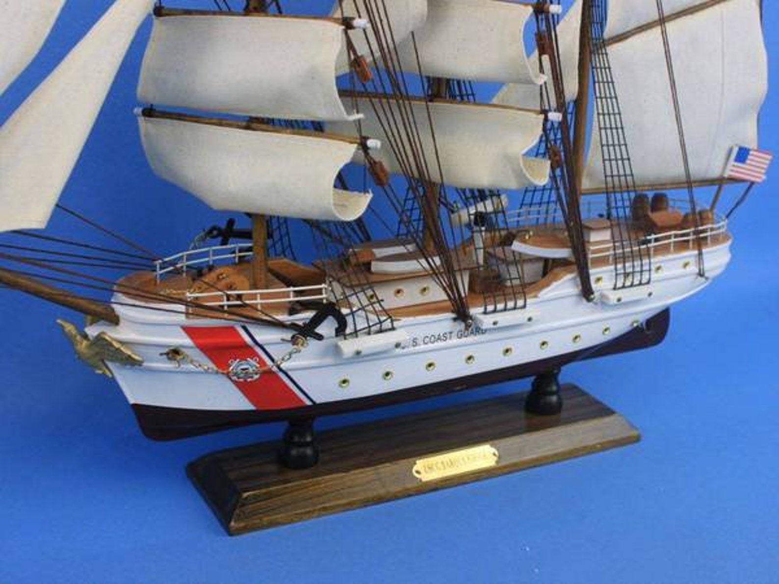 United States Coast Guard USCG Eagle Tall Model Ship 24 Etsy