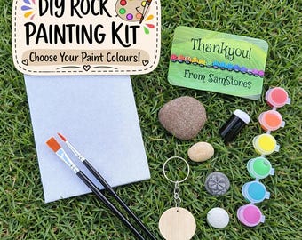 DIY Rock Painting Kit | Paint Your Own Stones | Kids Craft Kit | Creative Art Activity