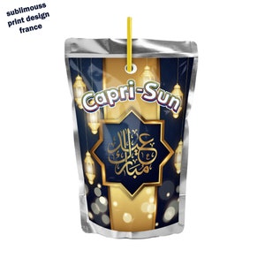 downloadable file for packaging small bottle and caprisun Eid mubarak image 3