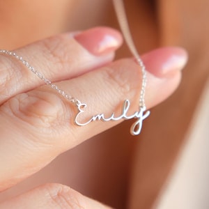 Personalisierte Name Halskette - Individueller Schmuck - Geschenk für Sie