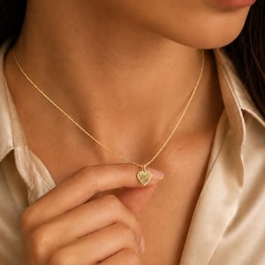 Personalized Heart Fingerprint Necklace,Personalized Pendant,Sympathy Gift,Memorial Gifts for Mom image 3