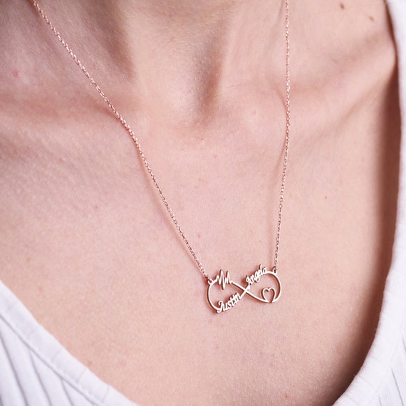 Custom Infinity Names Necklace 