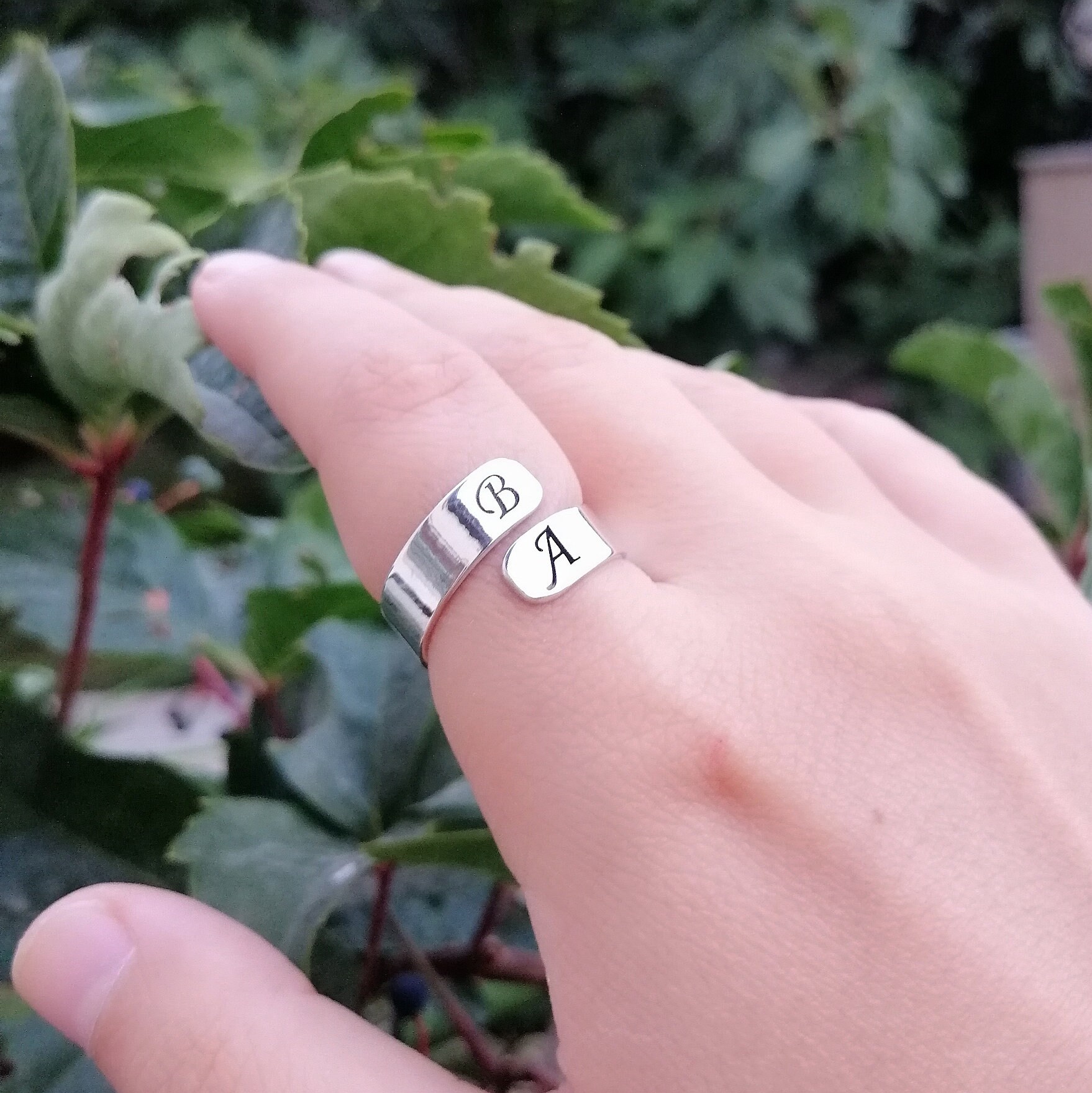 Initial Rings Custom Monogram 
