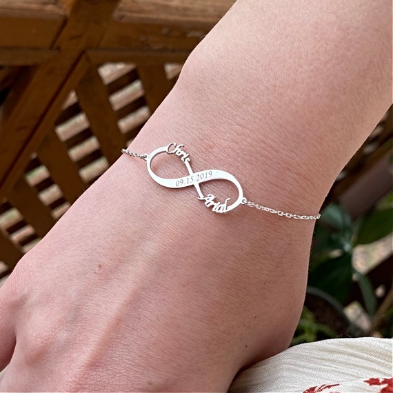Top more than 83 personalised infinity bracelet india latest in