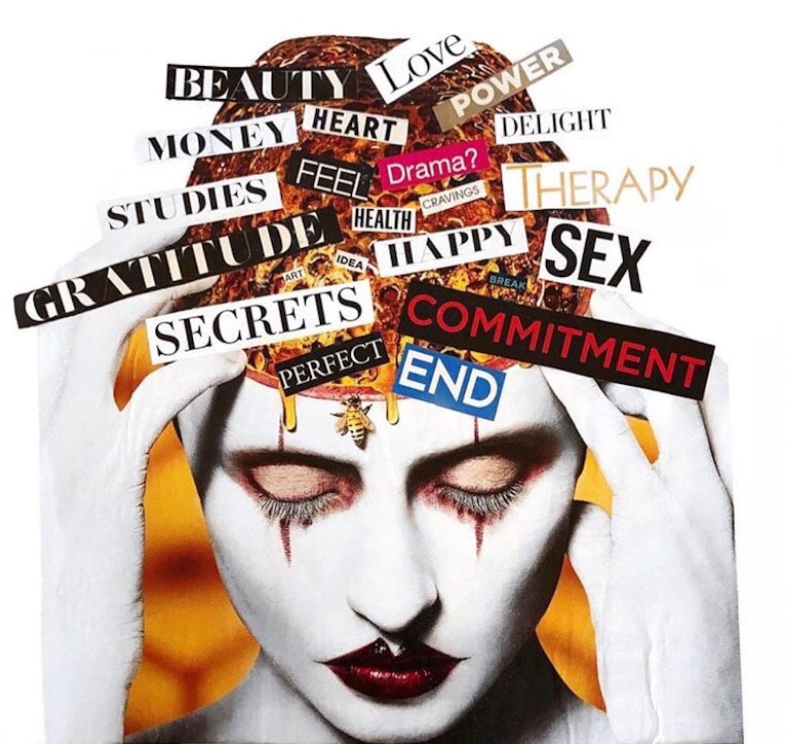 PrintsCollageWall DecorMental health thoughts. Etsy