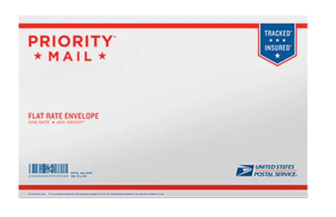 USPS Priority Mail Envelope 13 Day Shipping Etsy