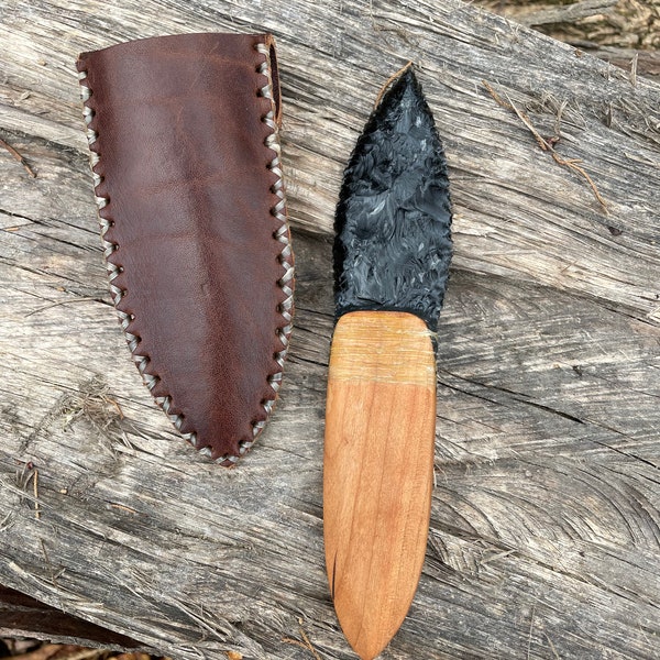 Obsidian Skinning Knife