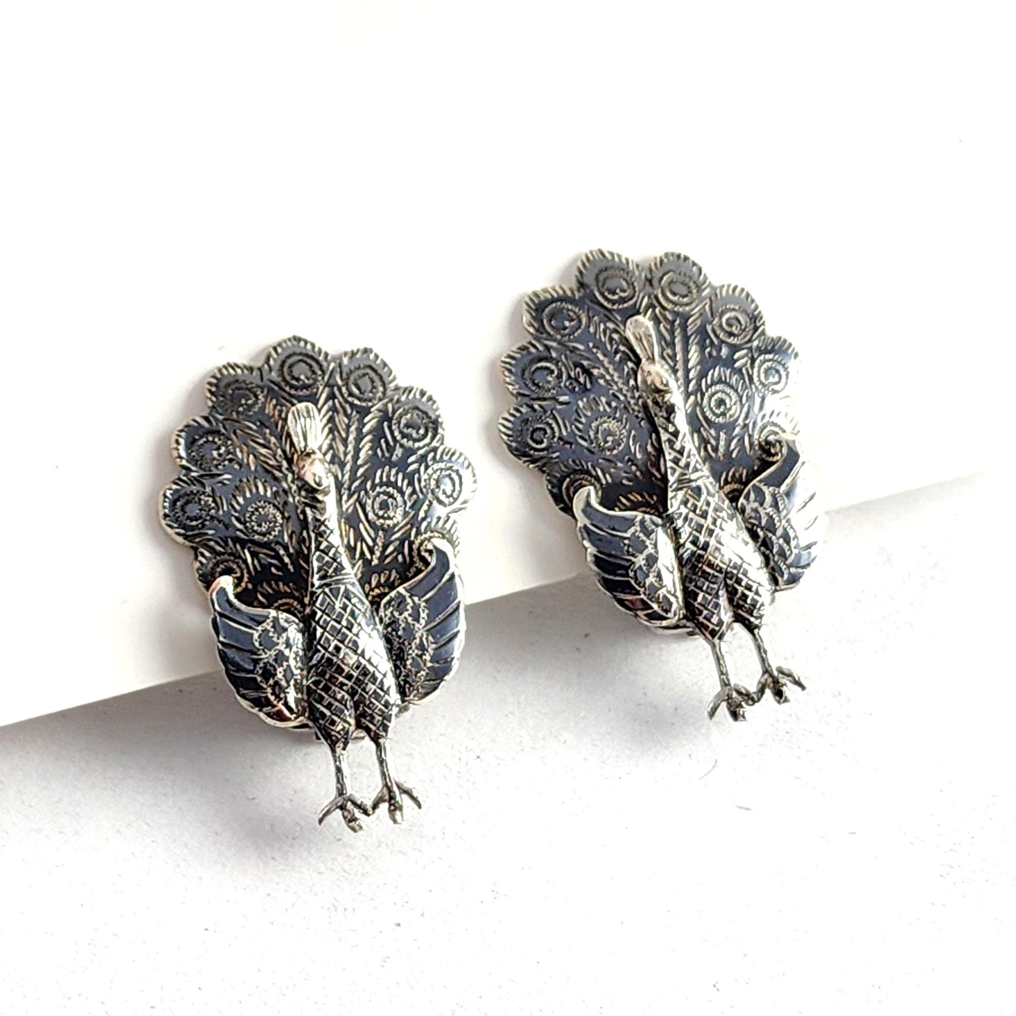 Siam Peacock Silver - Etsy