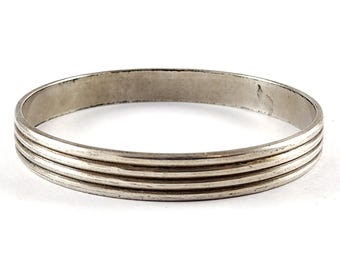 Vintage Sterling Silver Designer S Kirk & Son Bangle Bracelet - Etsy