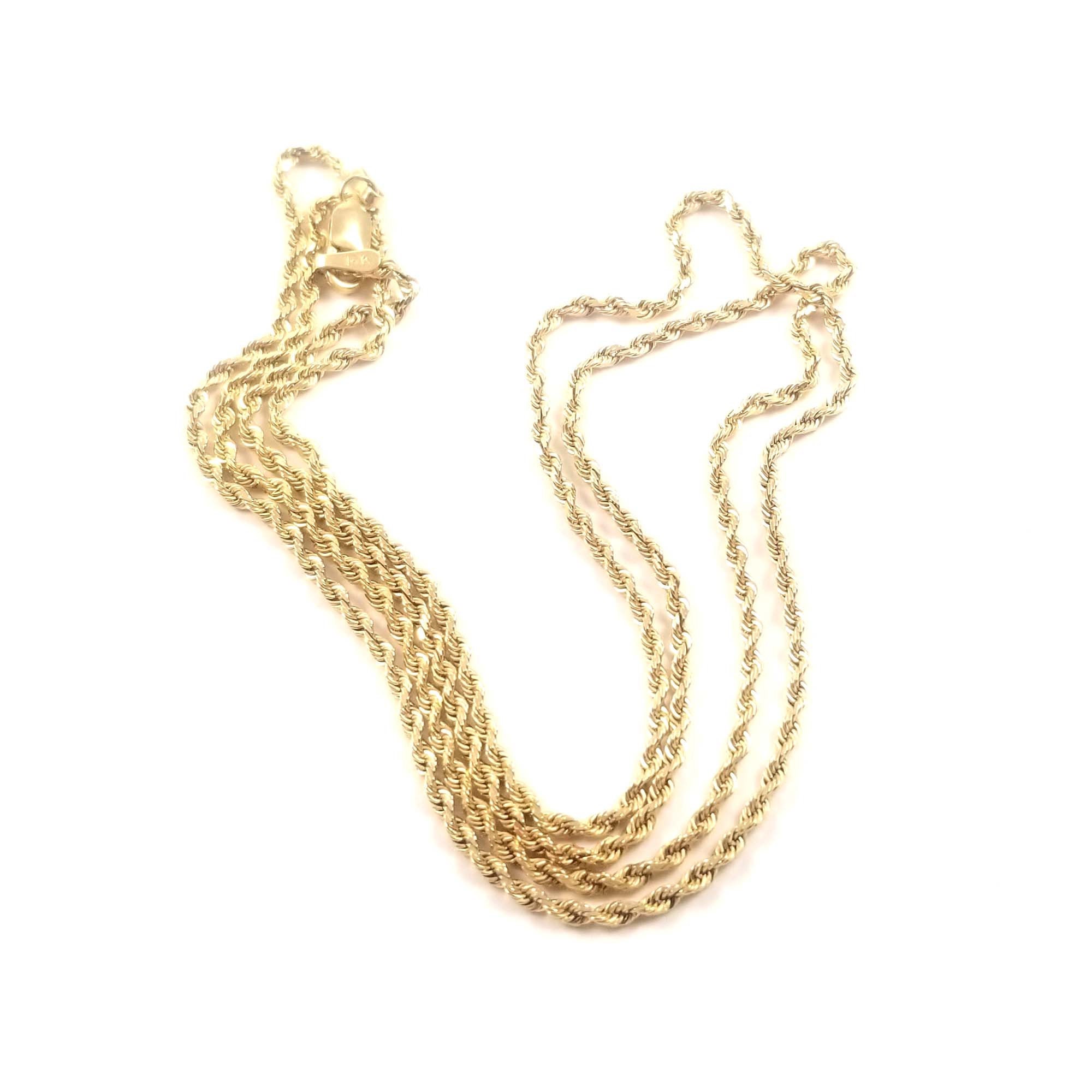 Michael anthony 14k gold rope chain hotsell