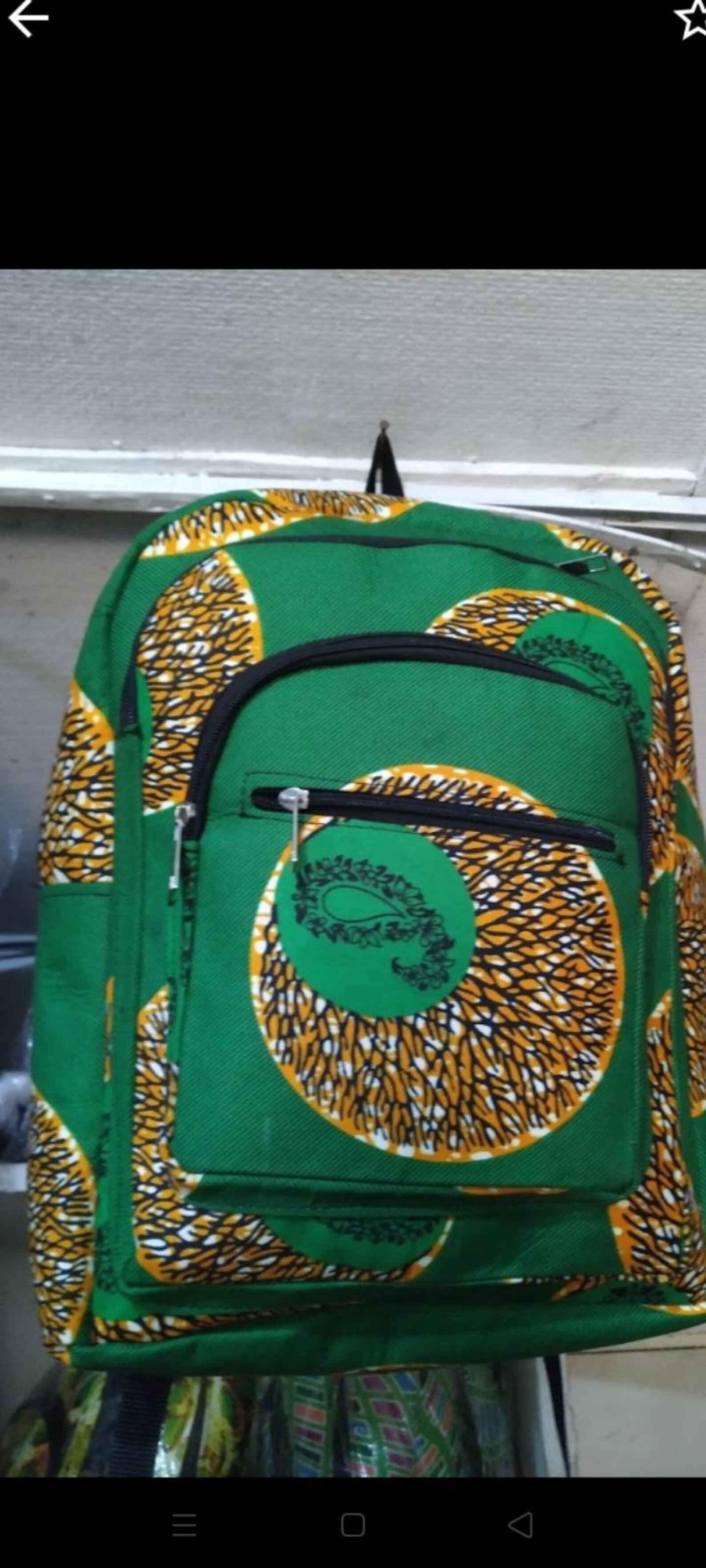 African print backpack Etsy